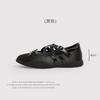 Bow Flat Single Shoes Women'S Shoes Summer Mary Jane Small Leather Shoes Sports Ballet Shoes Light Mouth Sandals