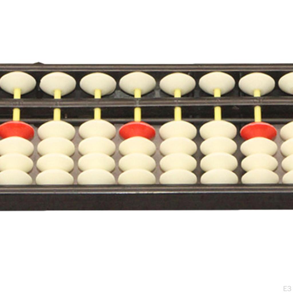 13 Beads Plastic Kid Abacus Number Count School Math Learning Tool Practical Calculate