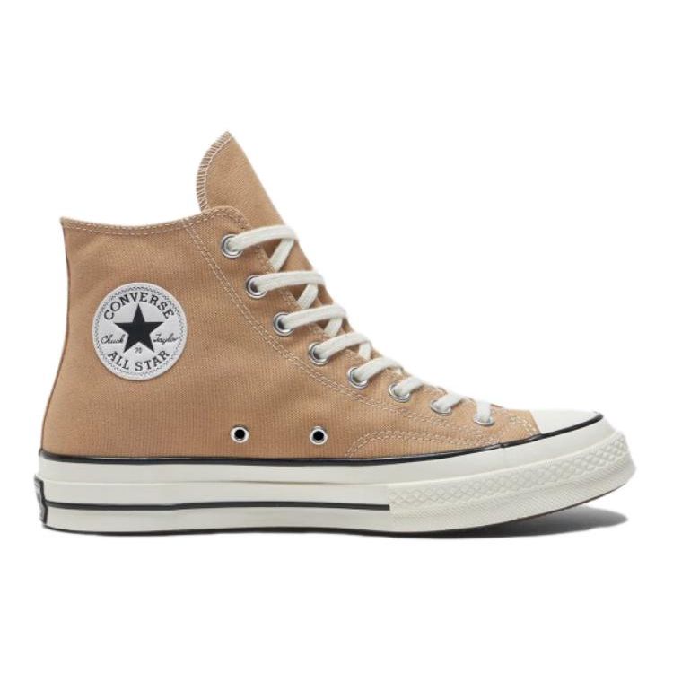 Converse 1970s Comfortable Versatile Durable Shock-Absorbing High-Top Canvas Shoes Unisex Sneakers Brown A10273C