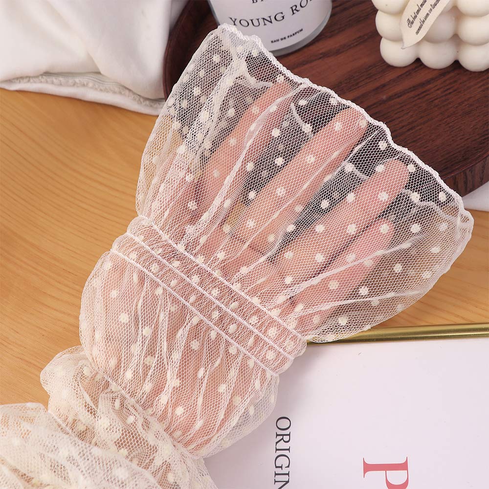 Wrist Cuffs Mesh Sun Protection Lace Sunscreen Sleeves Women Arm Sleeves Korean Style Oversleeves