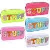 Nylon Cosmetic Bags Portable Stuff Letter Travel Bags Waterproof Multifunction Large Capacity Zipper Fashion Girls Gift