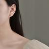 Gentle Style Love Earrings High-end Earrings for Women's Temperament Niche Design Light Luxury Versatile New