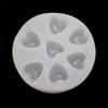 Heart Shaped Candle Silicone Mold for Handmade Desktop Decorations Gypsum Epoxy Resin Candle Silicone Baking Mould