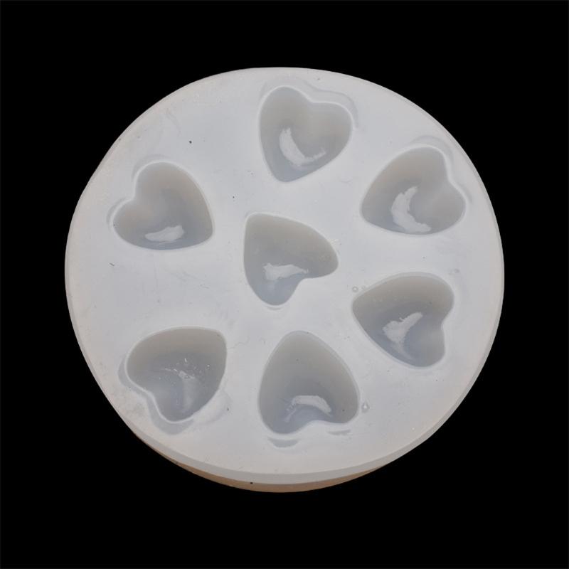 

Heart Shaped Candle Silicone Mold for Handmade Desktop Decorations Gypsum Epoxy Resin Candle Silicone Baking Mould 1