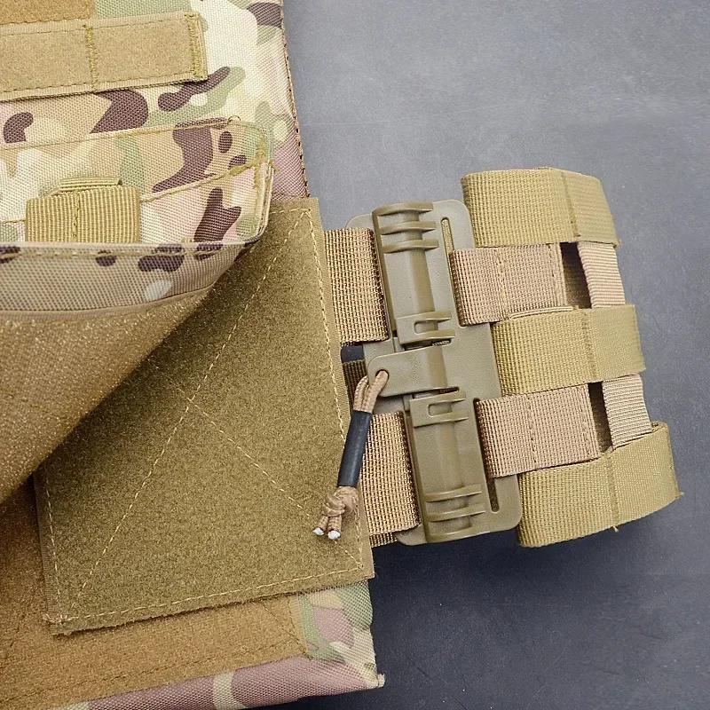 1/2PCS Hunting Tactical Vest Vest Quick Release Buckle Molle Quick Release Buckle for Use with JPC CPC NCP XPC Vest Accessories
