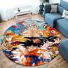 Dragon Ball Z Round Area Rug Carpet Rug For Living Room Bedroom Sofa Playroom Decor Nonslip Floor Mat