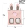 Rabbit Hay Feeder Hanging Guinea Pig Hay Feeder Bag for Cage Rabbit Cage Accessories Small Pets Hay Dispenser Storage