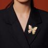 Women Brooch Flower Decor Butterflies Pin Sweaters Collars Shape Brooch Hats Bags Coats Scarves Versatile Accessory