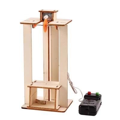 DIY Science Project Kit Puzzle Toys Creative Education DIY Detailed Guide Electric Elevator Lift Model Gifts for Children Adults