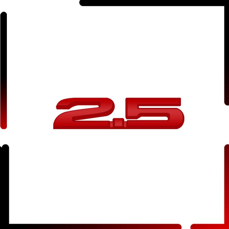 Metal Car Body 2.0 2.5 Red Emblem Badge 3D Sticker Tail Decals For Mazda MS Speed CX5 CX3 Atenza Axela MX5 M6 M3 Acceessories vzpgl12