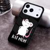 Rat Mom Phone Case for iPhone 17 16 15 Pro Max Air 14 13 12 11 Plus Shockproof Capa Cover