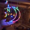 LED Star String Lights: Colorful Flashing Decorations for Bedroom, Party, and Atmosphere Enhancement.