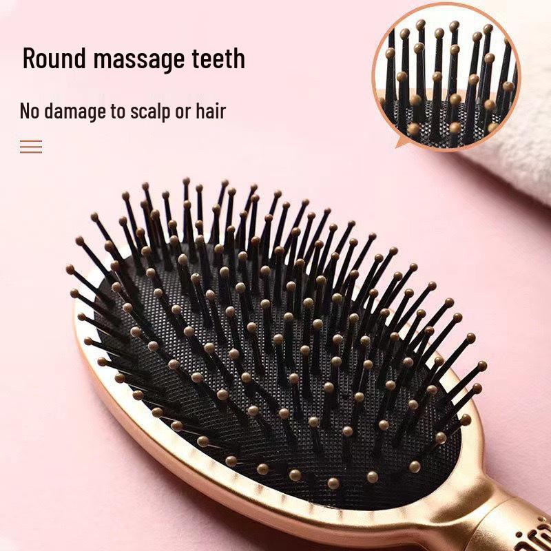 Anti-Static Air Cushion Curling & Scalp Massage Comb - Ideal Gift for Employees