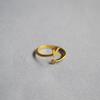 2019 Exquisite Adjustable Initial Ring for Women - Stackable Open Design for Index Finger