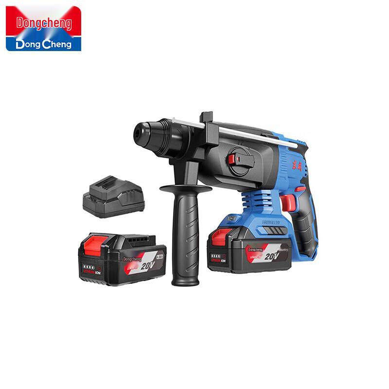 Dongcheng Industrial Cordless Brushless 3-in-1 Rotary Hammer Drill CN Plug (adapter Included)