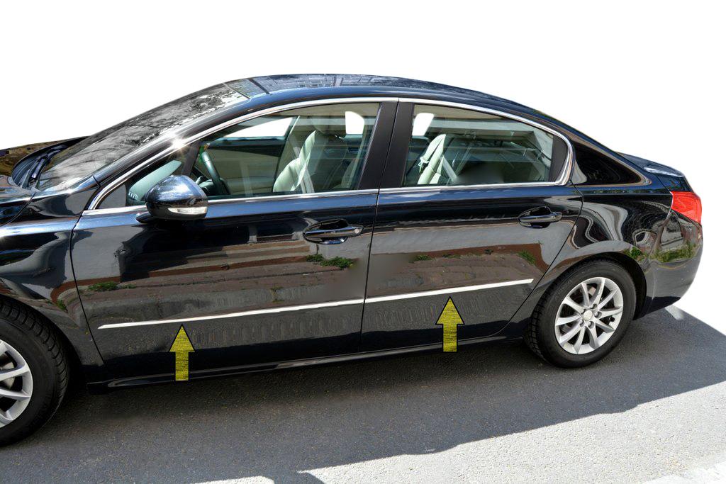 

Молдинг дверей (нерж) для Peugeot 508 2010-2018 гг