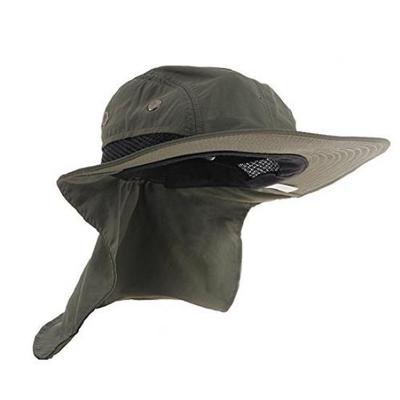 Hats Cap Unisex Wide Brim Sun Hat with Neck Flap Fishing Safari Cap for Outdoor Hiking