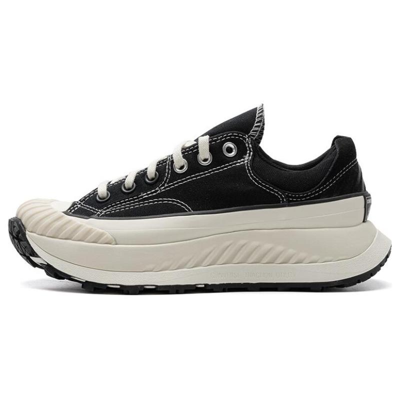 

Converse Chuck 70 AT-CX Canvas Fabric Cow Split Leather Vintage Low-Top Lifestyle Casual Shoes Unisex White & Black 35.5