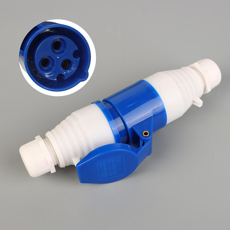 1 szt. Gniazdo przyłączeniowe do kempingu 3-pinowe 240V 16A Wtyczka przyłączeniowa do kampera kampera samochodu Adapter wtyczki głównej Adapter do przyłącza kempingowego