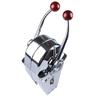 Twin Lever Engine Control Chrome Double Throttle Rust-Resistant
