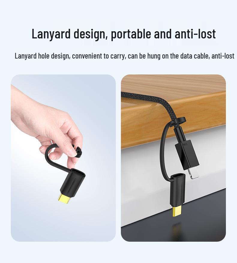 PD Adapter: Lightning Female To Type-C Male for iPhone 15, iPad, Laptop