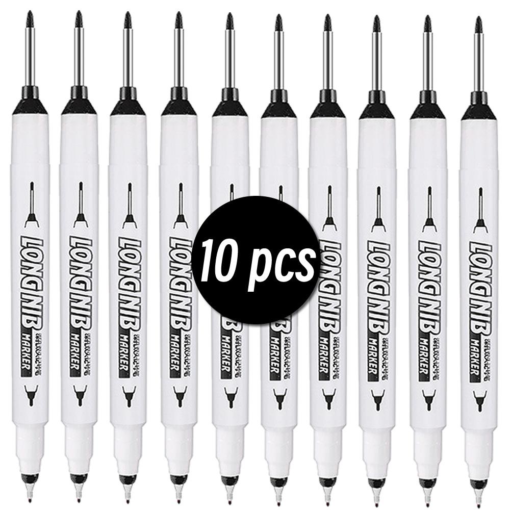 20mm Double-Tip Deep Hole Long Head Nib Markers Graffiti Marker Metal Pen Waterproof Woodworking Decoration Multi-Purpose Tools