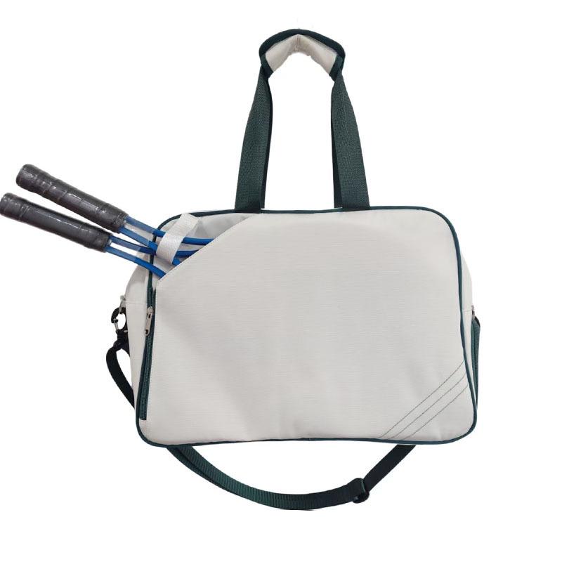 Large Capacity Tennis & Badminton Racket Bag with Shoe Compartment - Single Shoulder Crossbody Sports Bag