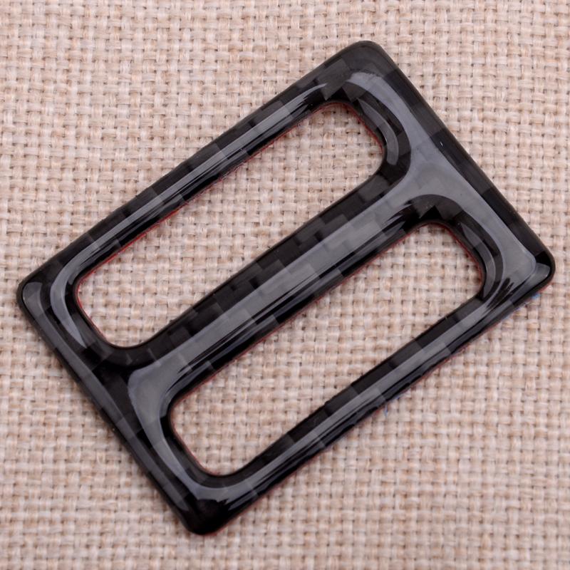 Car Carbon Fiber Rear Air Vent Outlet Trim Cover Set Fit for BMW 5 Series F10 2011-2017