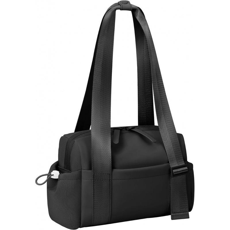 Nova bolsa desportiva e de fitness com separação de secos e molhados, grande capacidade, mala de ombro e crossbody casual para viagem