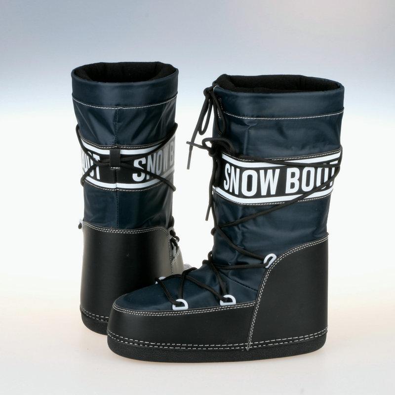 Women's thickened padded warm lightweight hiking mountaineering thick bottom waterproof non-slip sports and leisure long snow boots cotton shoes