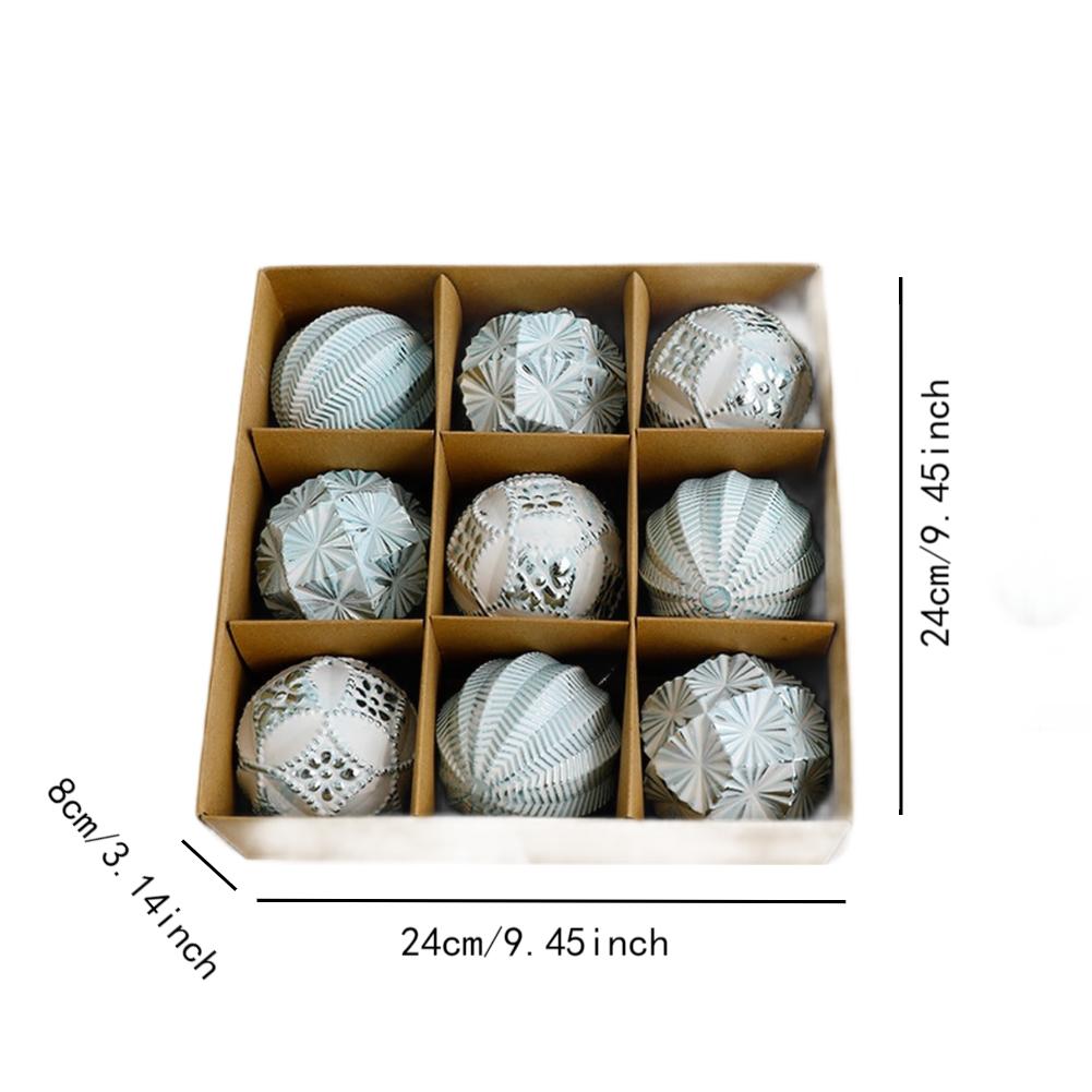 Antique Finish Tree Decorations 8cm Antique Christmas Decoration Elegant Holiday Decorations Festive Celebrations
