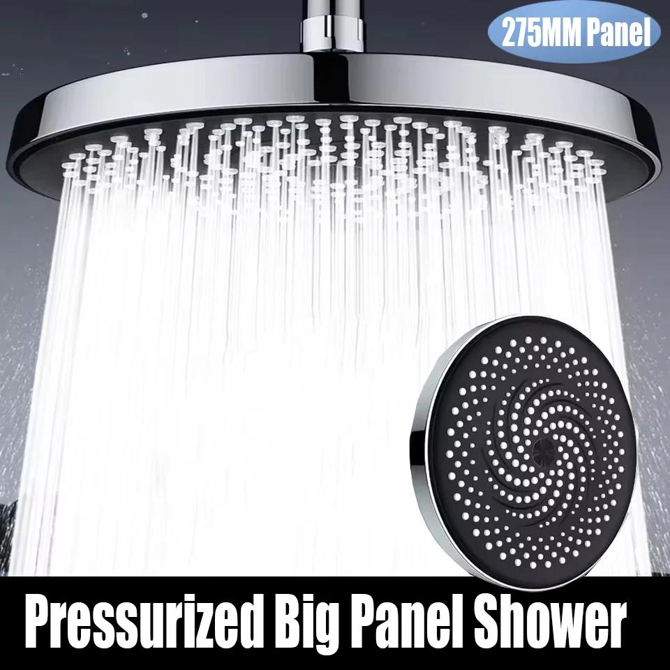 Big Panel Top Spray Upgraded 275mm Supercharge Shower Head Shower Accessories High Pressure Large Flow ShowerHead