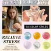 Transparent Stress Relief Ball 6cm Soft Decompression Toy for Hand Exercise and Relaxation Suitable for Home Office School Use
