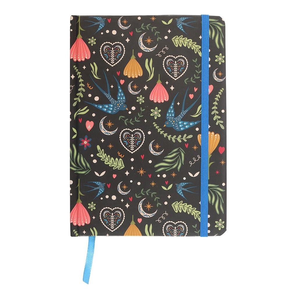 Something Different Midnight Bloom A5 Notebook