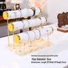 Solid Wood Suede Jewelry Rack and Bracelet Display Stand