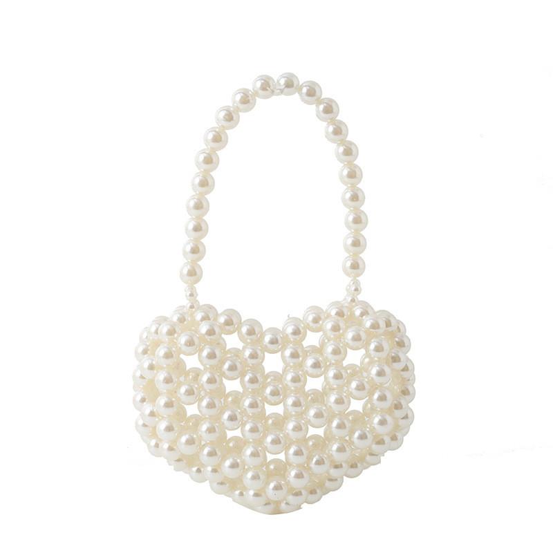 Adorable Mini Handheld Bag For Kids With Elegant Pearl Design And Fashionable Style