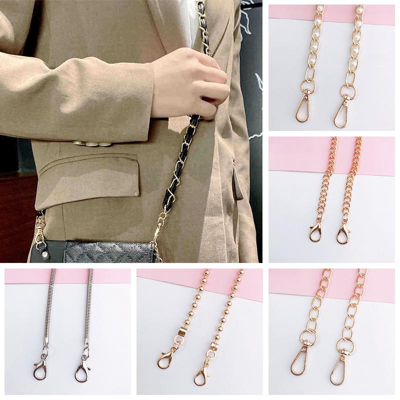 

1PC Lobster Buckle Mobile Phone Rope Bag Chain Shoulder Strap Hanging Chain Metal Lanyard Gold