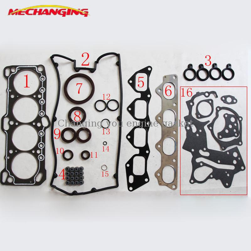 4G63 4G63T For MITSUBISHI ECLIPSE I GALANT IV 2.0 full set Head Gasket Engine Spare Parts MD997474