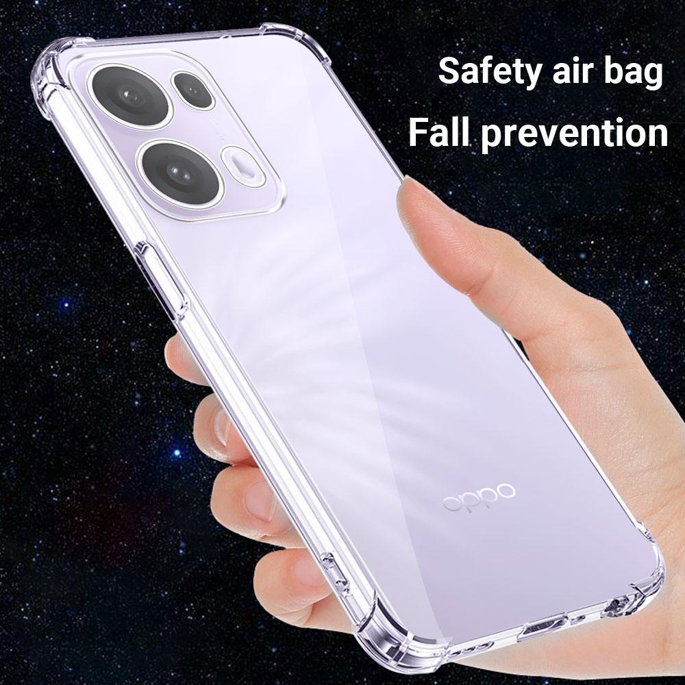 For Oppo Reno13 F 4G 5G Reno13 FS Case Silicone Soft Phone Case For Oppo Reno13 Pro Funda Transparent Shockproof Airbag Cover