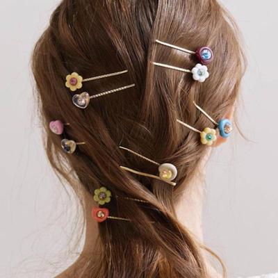 Luvinball Kiesel Schneeball Haarspangen-Set(3 Stück)