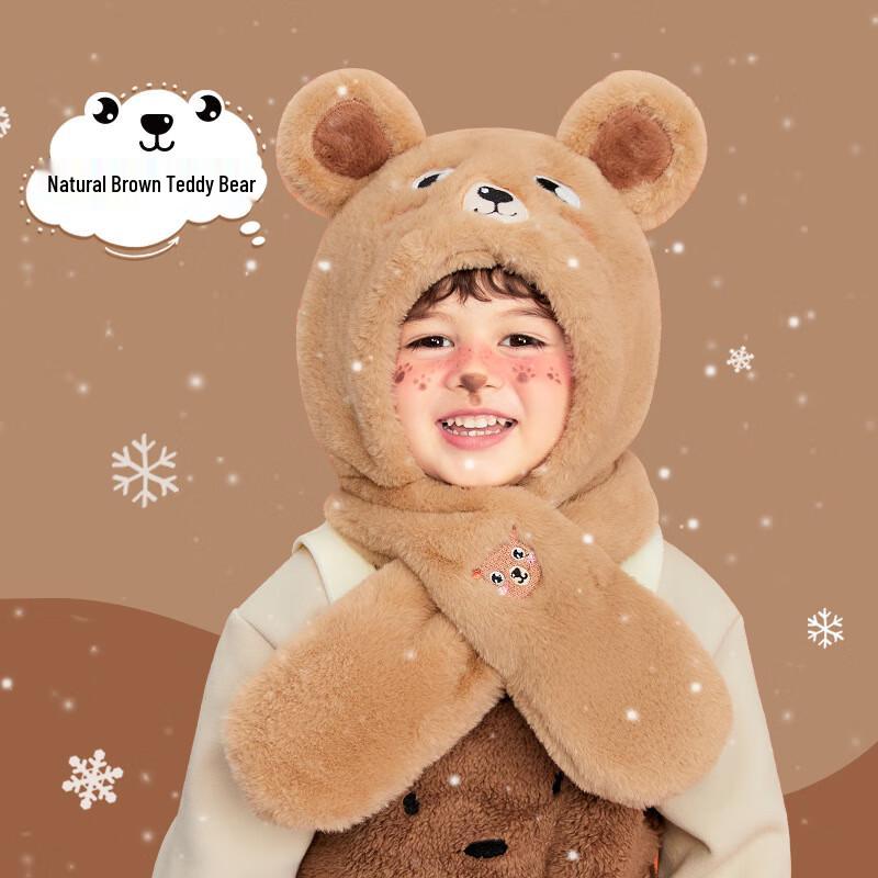 Lemonkid Kids Double-Layer Warm Hat & Scarf