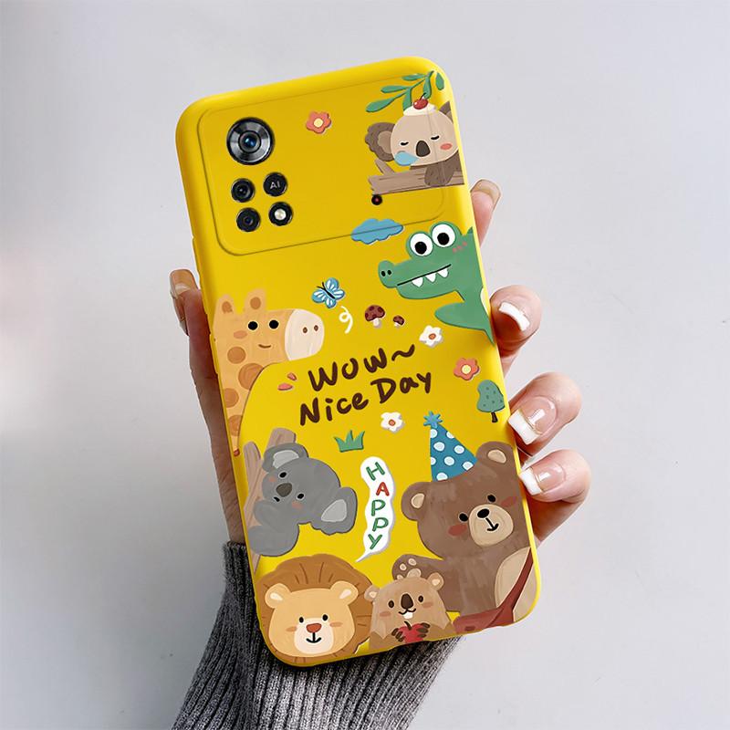 Poco X4 X 4 Pro X4pro Case Cute Cartoon Cat Dog Silicone Soft Cover For Xiaomi Poco X4 Pro 5g Poco X 4 Pro Pocox4 Pro Phone Case