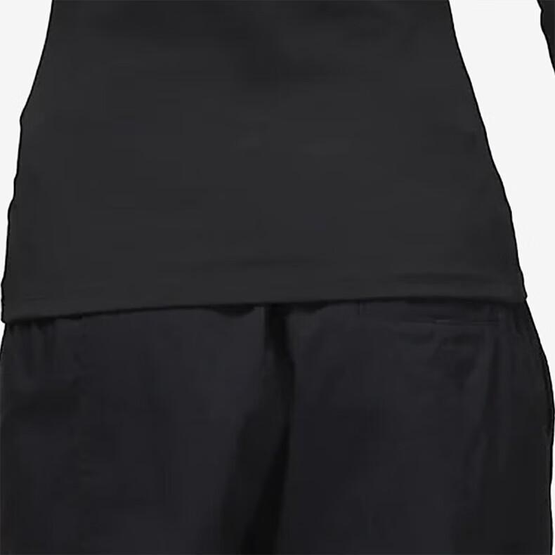 Jordan Solid Color Logo Print Long Sleeve T-Shirt Women Tops Black DQ4619-010