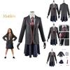 Matilda Cosplay Costume Adult/child Sizes Grey School Uniform