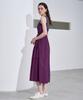 LENIC&MCCOY Waist String Crinkly Summer Long Dress Mm08Op003Hjy