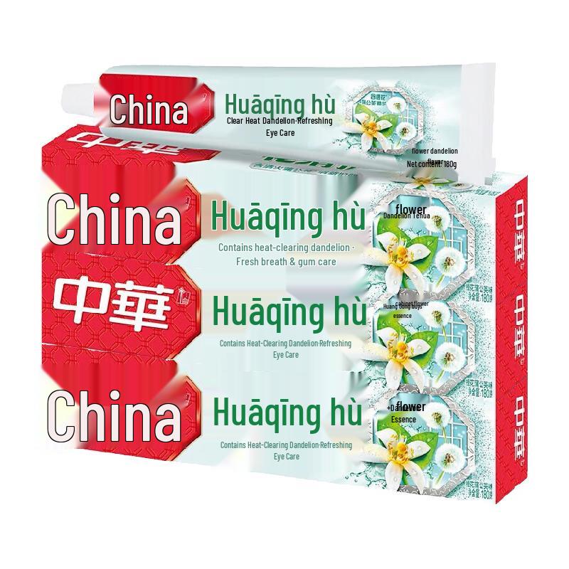

Zhonghua Huaqing Orange Blossom Dandelion Gum Care Toothpaste