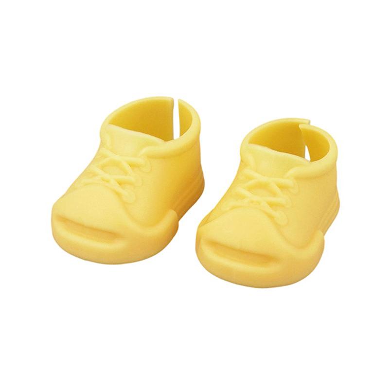 15/17Cm Doll Shoes Plastic Mini Shoes For Dolls Mini Finger Shoes Clothing Accessory For 6.9 Inch Dolls Blind Box Doll