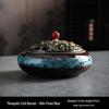 Large Ceramic Mosquito Coil and Incense Burner: Indoor Sandalwood and Agarwood Holder