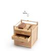 Bamboo Multi-tier Tea Storage Cabinet