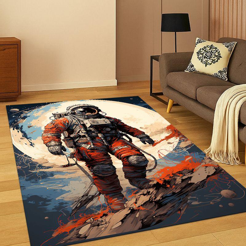 

Cartoon Astronaut Universe Spaceman Outer Space Carpet Rug for Bedroom Living Room Sofa Playroom Doormat Home Decor,kid Non-slip 40cm x 60cm